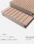 Sàn Gỗ Ngoài Trời TPWood SD120x20-2G-Wood