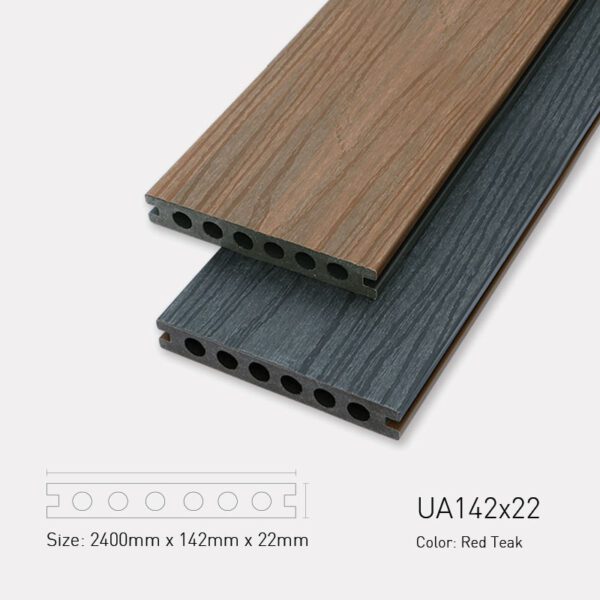 Sàn Gỗ Ultrawood UA142x22-Red Teak