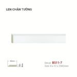 Len Chân Tường Nhựa Cao 43mm B511-7