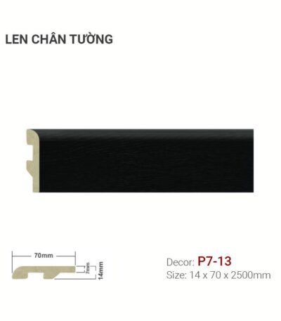 Len Chân Tường Nhựa Cao 70mm P7-13