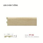 Len Chân Tường Nhựa Cao 70mm P7-35