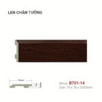 Len Chân Tường Nhựa Cao 78mm B701-14