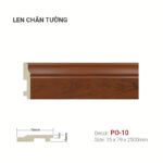 Len Chân Tường Nhựa Cao 79mm PO-10