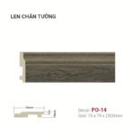 Len Chân Tường Nhựa Cao 79mm PO-14