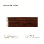 Len Chân Tường Nhựa Cao 79mm PO-5