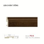 Len Chân Tường Nhựa Cao 79mm PO-8