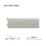 Len Chân Tường Nhựa Cao 79mm SK79-1