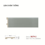 Len Chân Tường Nhựa Cao 79mm SK79-2