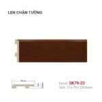Len Chân Tường Nhựa Cao 79mm SK79-20