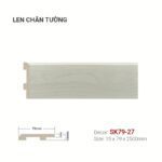 Len Chân Tường Nhựa Cao 79mm SK79-27