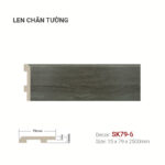 Len Chân Tường Nhựa Cao 79mm SK79-6