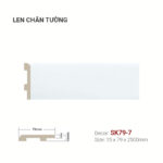 Len Chân Tường Nhựa Cao 79mm SK79-7