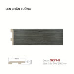 Len Chân Tường Nhựa Cao 79mm SK79-8