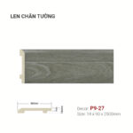Len Chân Tường Nhựa Cao 90mm P9-27