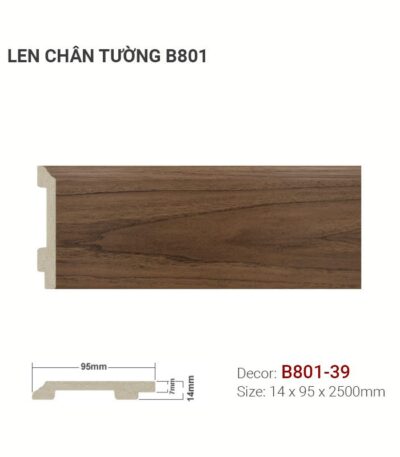 Len Chân Tường Nhựa Cao 95mm B801-39