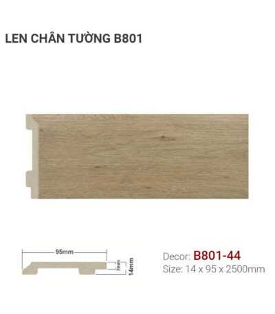 Len Chân Tường Nhựa Cao 95mm B801-44