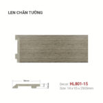 Len Chân Tường Nhựa Cao 95mm HL801-15