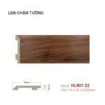 Len Chân Tường Nhựa Cao 95mm HL801-22