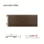 Len Chân Tường Nhựa Cao 95mm HL801-25
