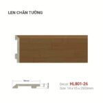 Len Chân Tường Nhựa Cao 95mm HL801-26