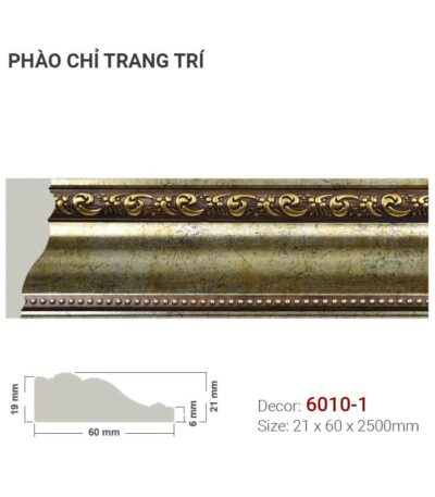 Phào Chỉ Trang Trí 6010-1
