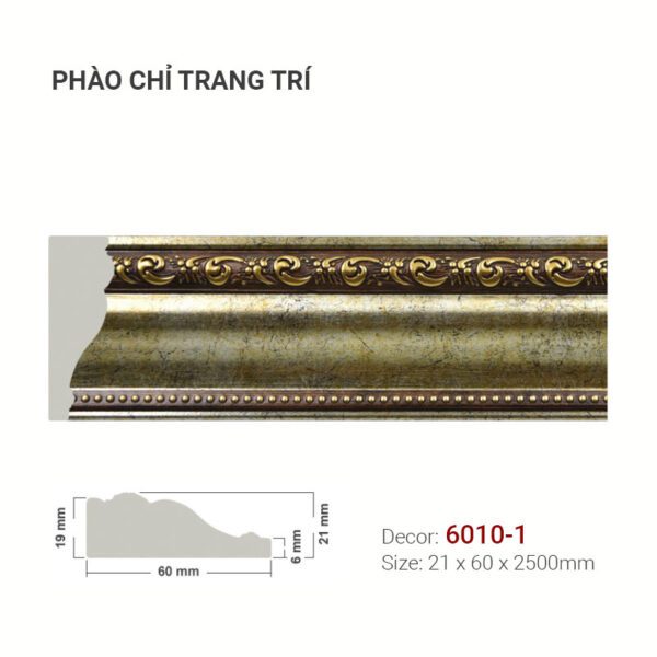 Phào Chỉ Trang Trí 6010-1