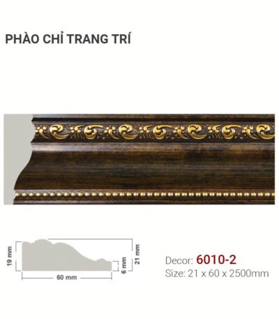 Phào Chỉ Trang Trí 6010-2