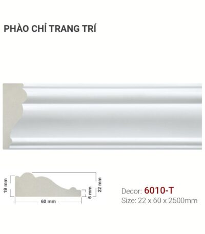 Phào Chỉ Trang Trí 6010-T