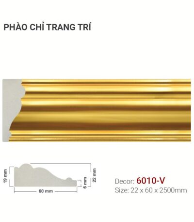 Phào Chỉ Trang Trí 6010-V