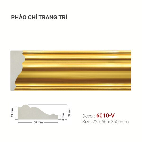 Phào Chỉ Trang Trí 6010-V