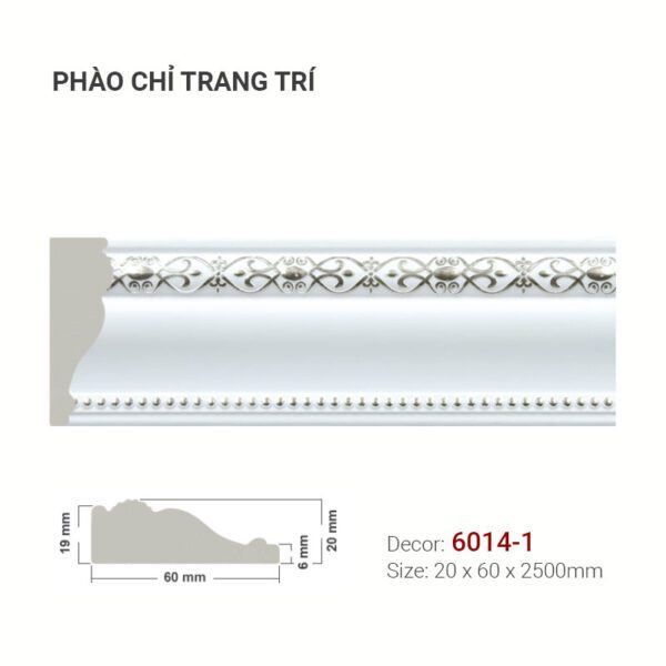 Phào Chỉ Trang Trí 6014-1