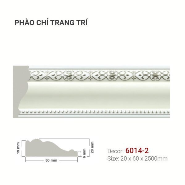 Phào Chỉ Trang Trí 6014-2