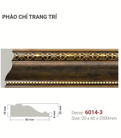 Phào Chỉ Trang Trí 6014-3