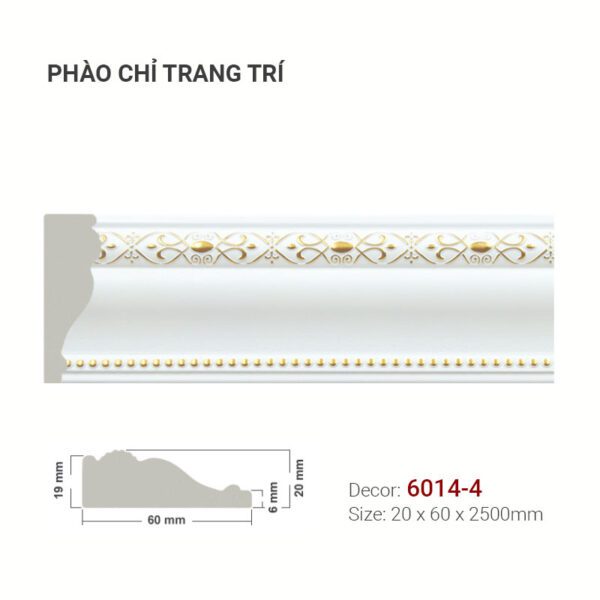 Phào Chỉ Trang Trí 6014-4