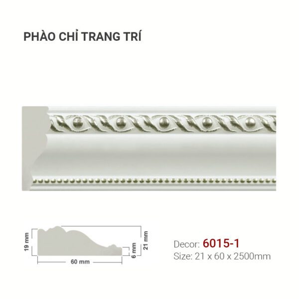 Phào Chỉ Trang Trí 6015-1