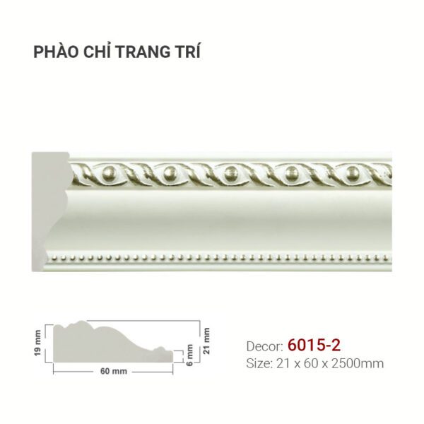 Phào Chỉ Trang Trí 6015-2