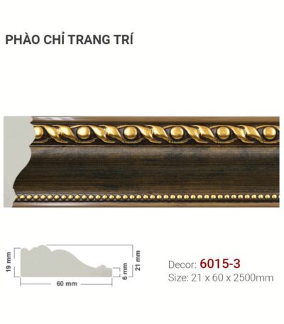 Phào Chỉ Trang Trí 6015-3