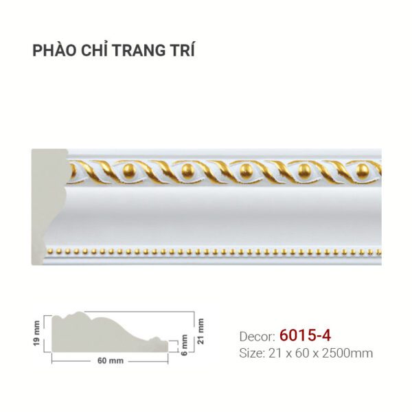 Phào Chỉ Trang Trí 6015-4