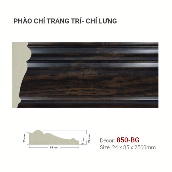 Phào Chỉ Trang Trí 850-BG