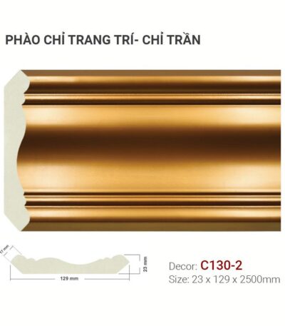 Phào Chỉ Trang Trí Cổ Trần C130-2