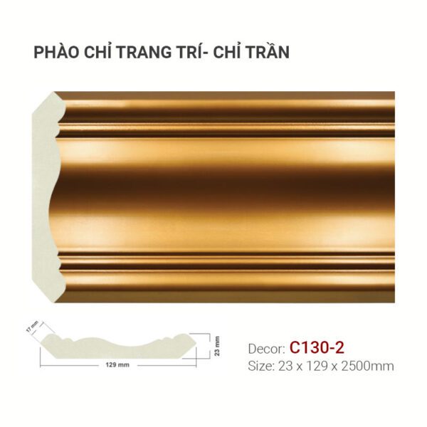 Phào Chỉ Trang Trí Cổ Trần C130-2