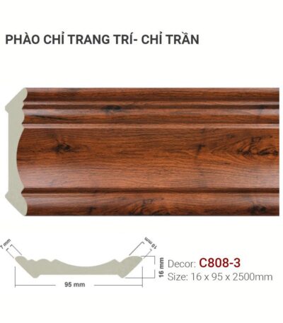 Phào Chỉ Trang Trí Cổ Trần C808-3