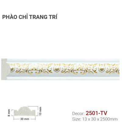 Phào Chỉ Trang Trí Khung Tranh 2501-TV
