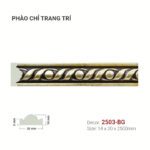 Phào Chỉ Trang Trí Khung Tranh 2503-BG
