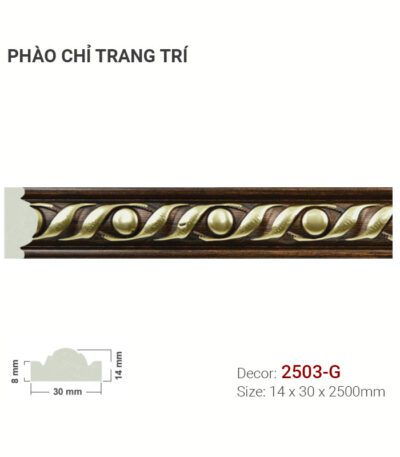 Phào Chỉ Trang Trí Khung Tranh 2503-G