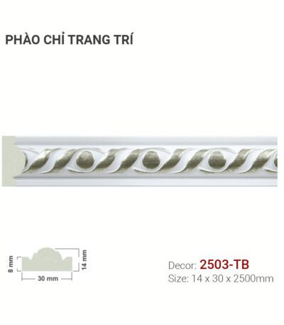 Phào Chỉ Trang Trí Khung Tranh 2503-TB