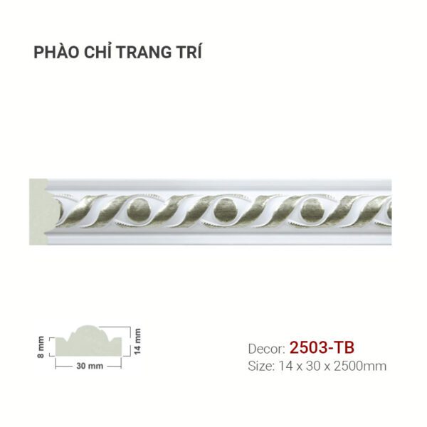 Phào Chỉ Trang Trí Khung Tranh 2503-TB