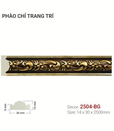 Phào Chỉ Trang Trí Khung Tranh 2504-BG