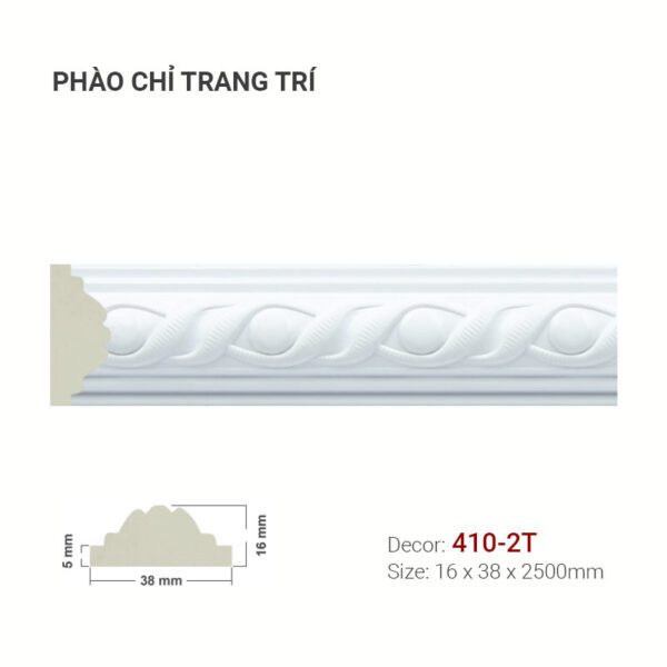 Phào Chỉ Trang Trí Khung Tranh 410-2T