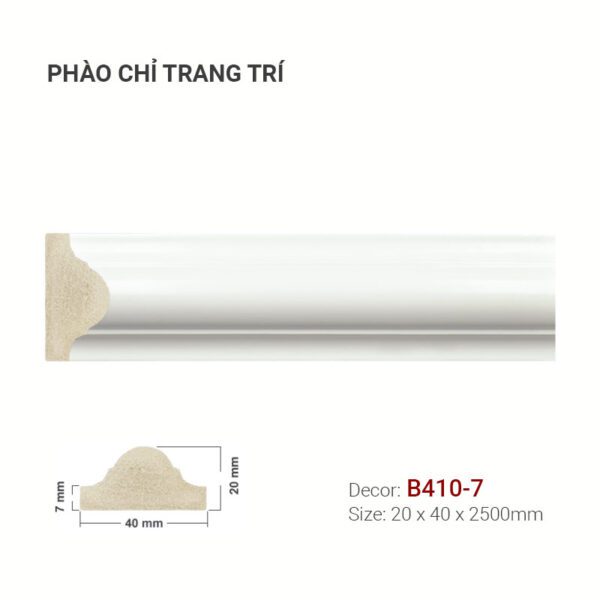 Phào Chỉ Trang Trí Khung Tranh B410-7